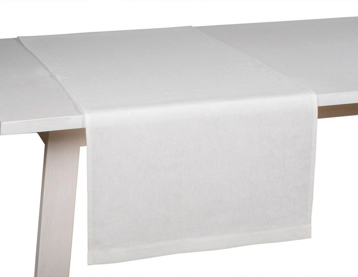 TISCHLÄUFER 50/150 cm  - Weiß, Basics, Textil (50/150cm) - Pichler