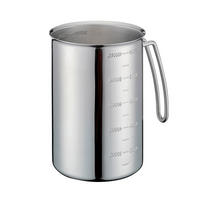 MESSBECHER - Edelstahlfarben, Basics, Metall (10,5/14,5cm) - KÜCHENPROFI