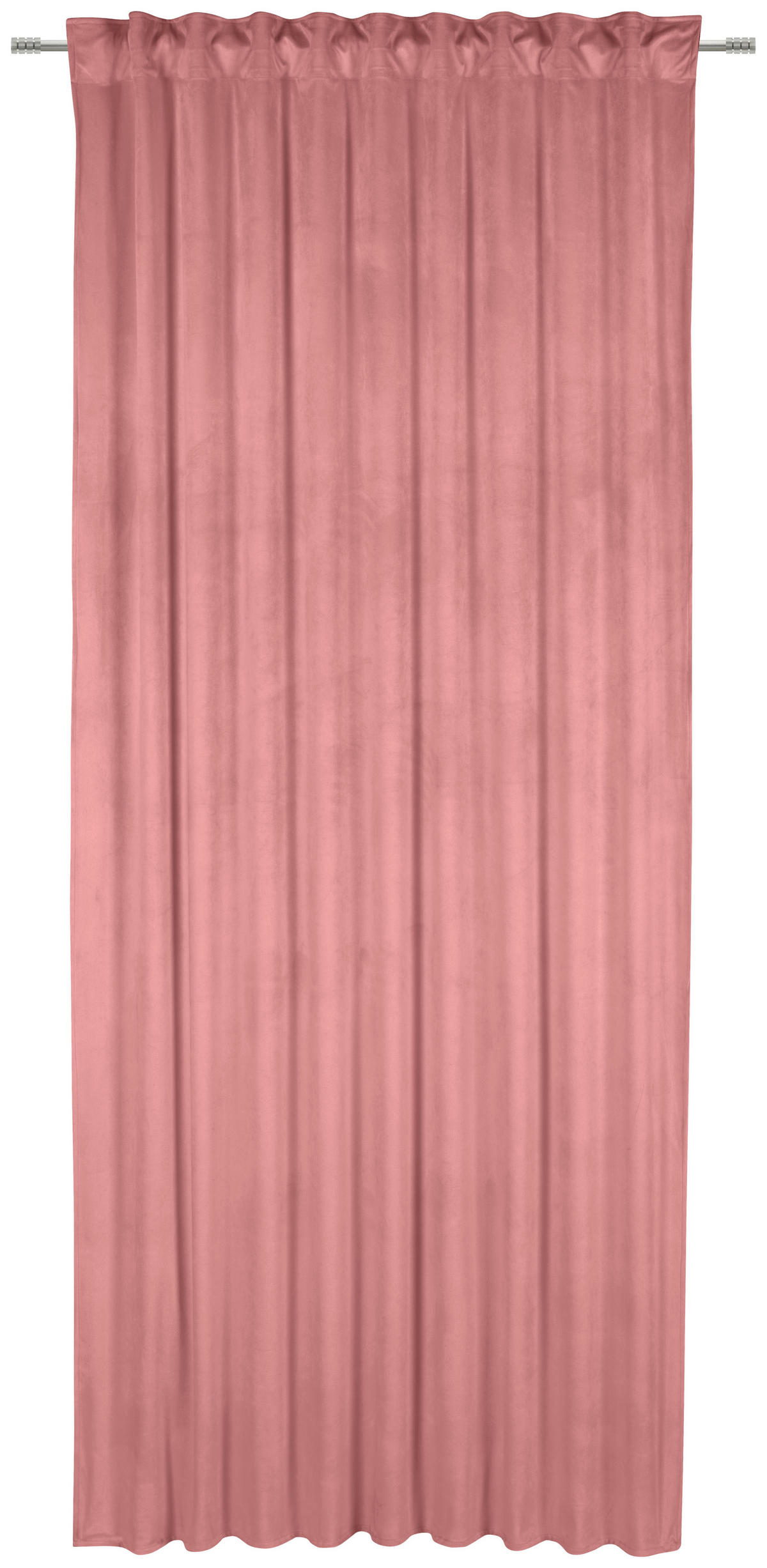 FERTIGVORHANG blickdicht  - Rot/Rosa, Basics, Textil (135/245cm) - Esposa