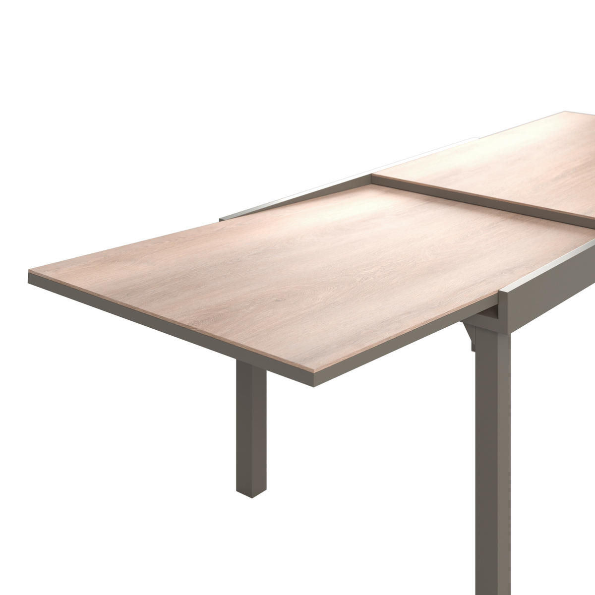 ZÁHRADNÝ STÔL, kov, plast, 135/270/75/90 cm135/270/75/90 cm - hnedá, Modern, kov/plast (135/270/75/90cm) - Ambia Garden