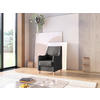 SESSEL in Flachgewebe Schwarz  - Eichefarben/Schwarz, KONVENTIONELL, Holz/Textil (70/93/75cm) - Sit & More