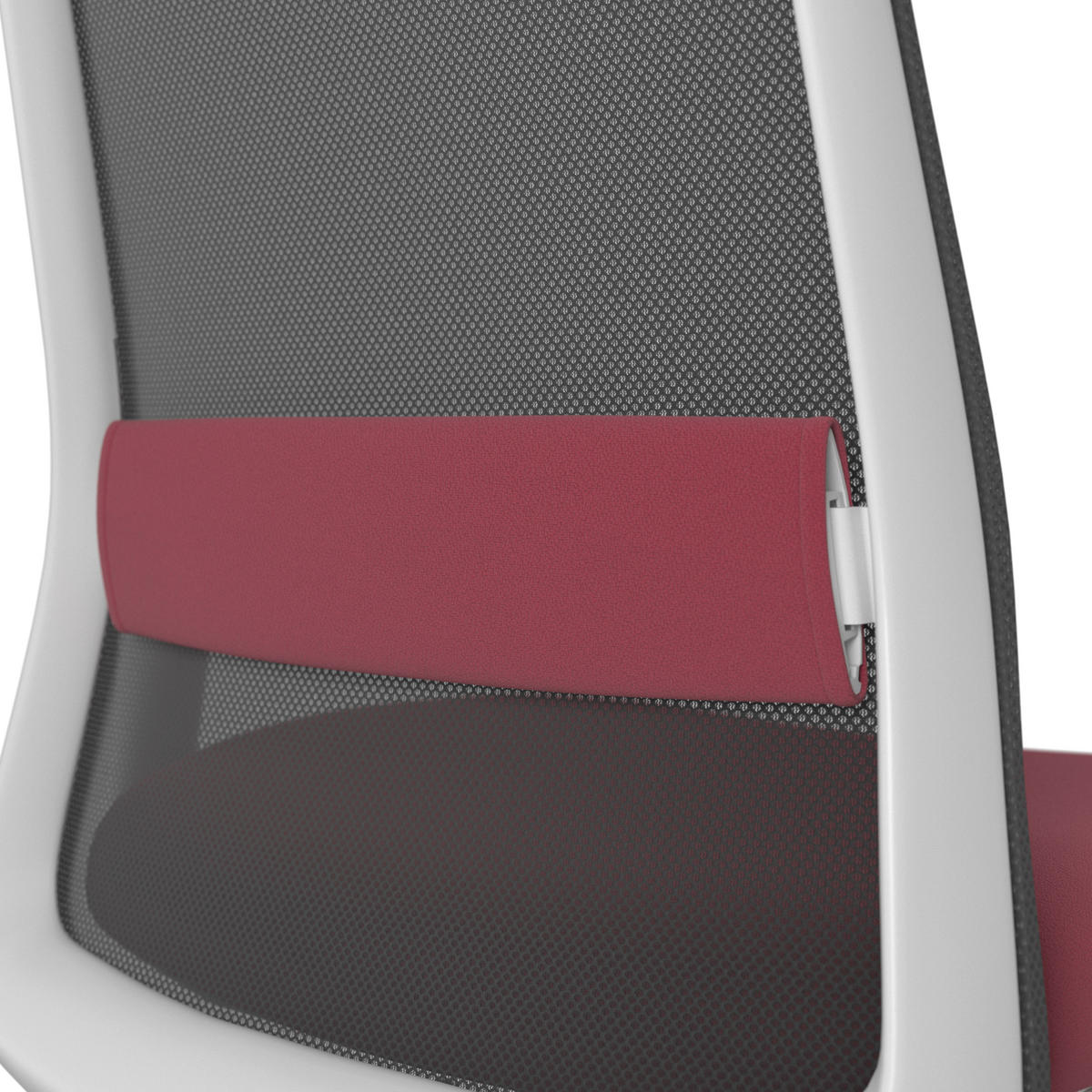 DREHSTUHL Schwarz, Weiß, Beere  - Beere/Schwarz, MODERN, Kunststoff/Textil (70/103-115/70cm)