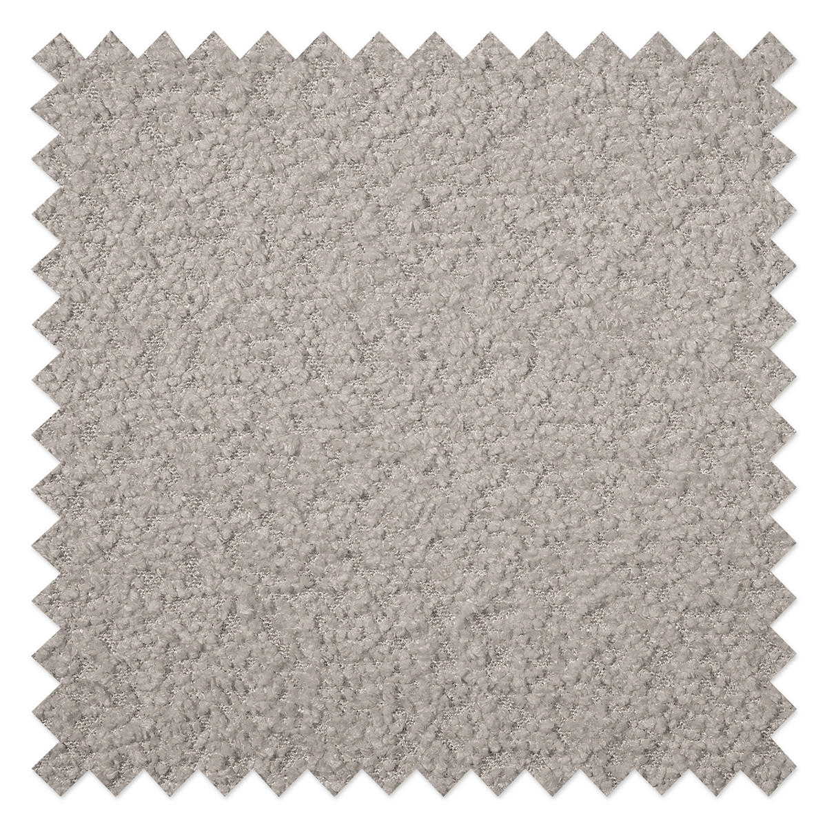 ECKSOFA inkl. Hocker Ariella Grau Bouclé  - Naturfarben/Grau, Design, Holz/Textil (161/231cm) - Livetastic