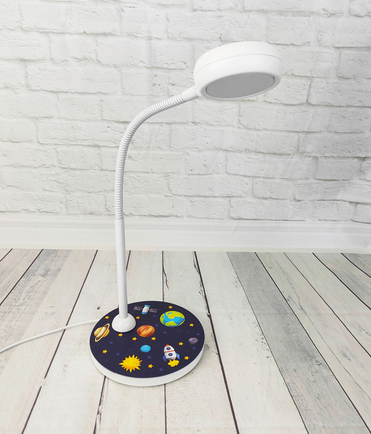 SCHREIBTISCHLEUCHTE 20/43/20 cm   - Multicolor/Weiß, Basics, Holzwerkstoff/Metall (20/43/20cm)