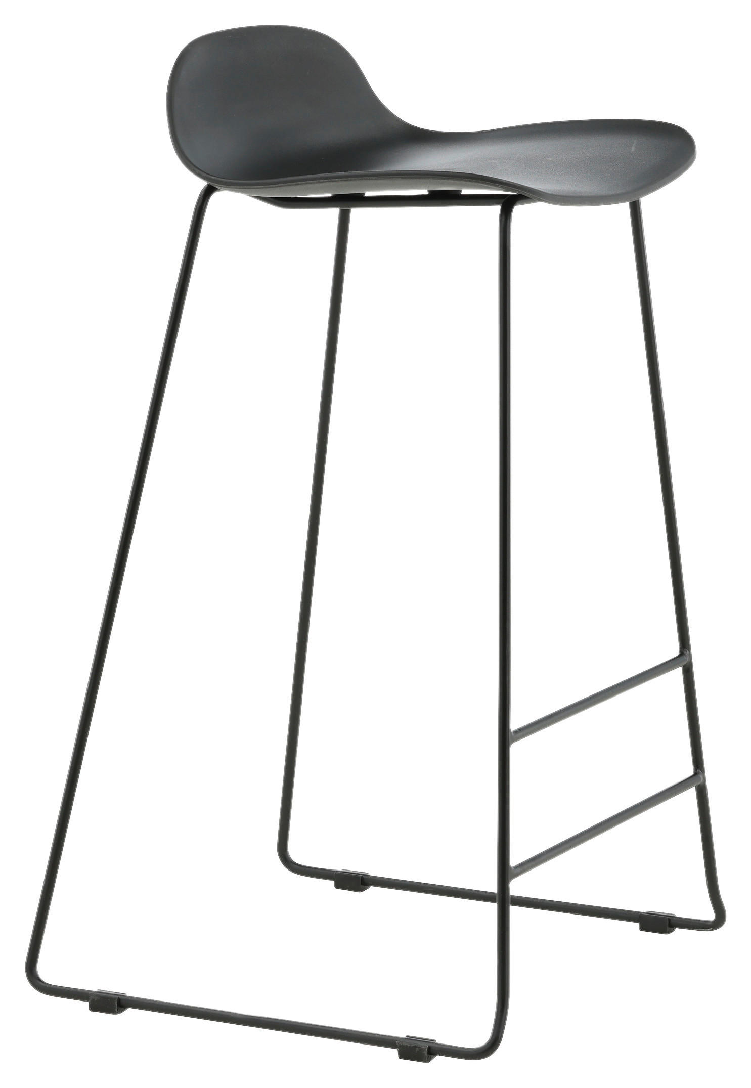 BARPALL SET i svart  - svart, Design, metall/plast (50/87/42cm) - Livetastic