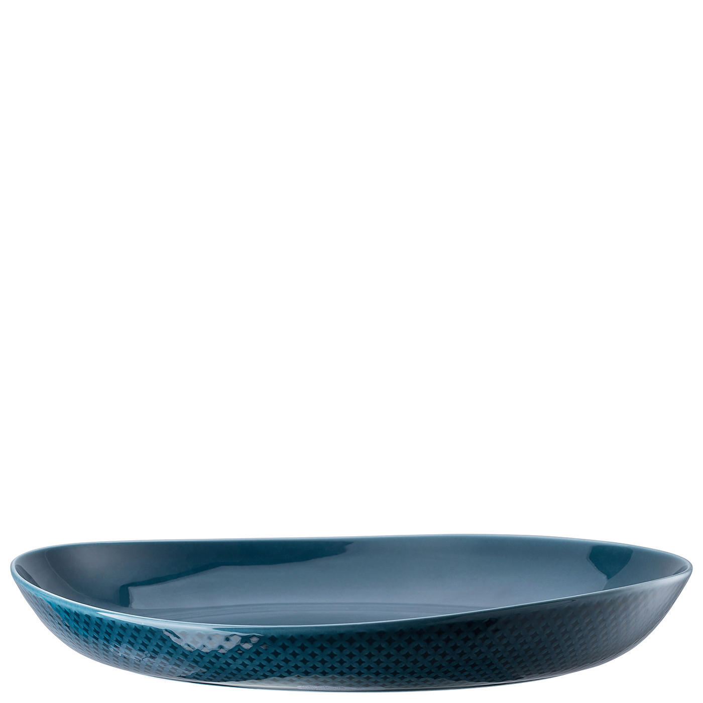TELLER Junto Ocean Blue  - Blau, LIFESTYLE, Keramik (32,9/32,1/4,8cm) - Rosenthal