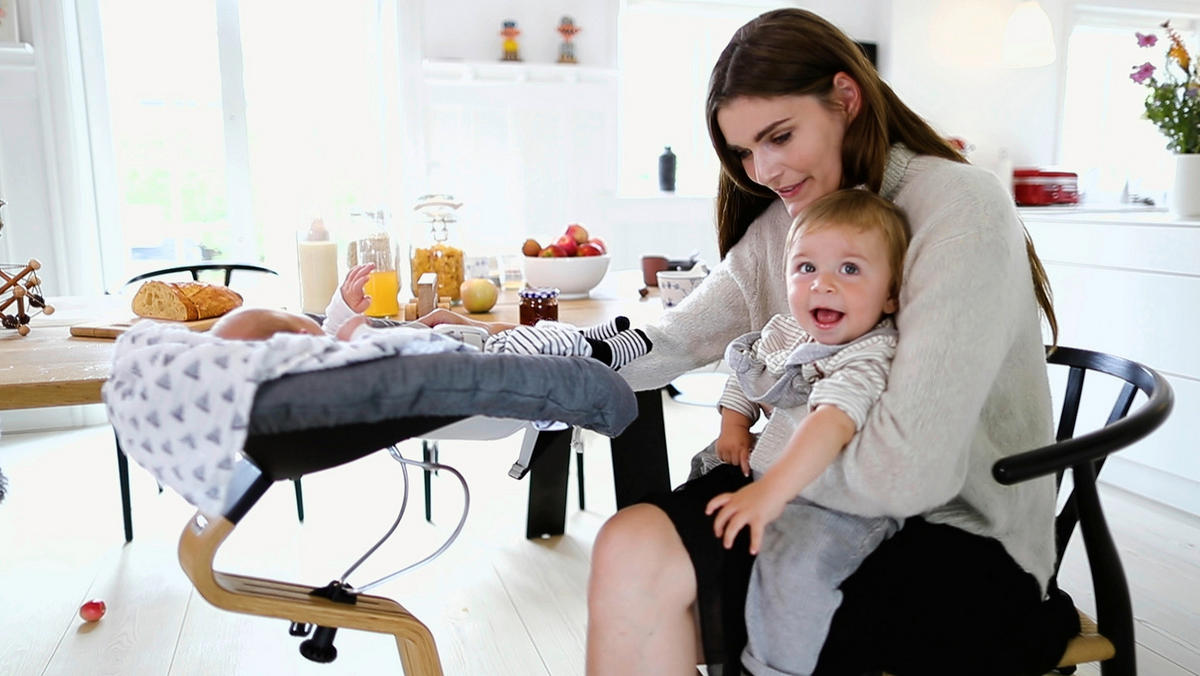 HOCHSTUHLLIEGE Nomi  - Pink/Rosa, Trend, Kunststoff/Textil (71/20/38,5cm) - Stokke