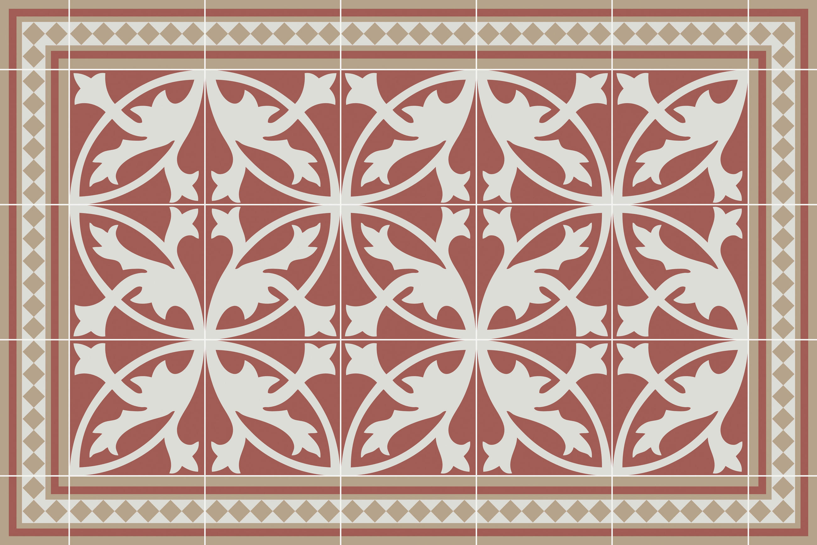 OUTDOORTEPPICH 40/60 cm Rot - Rot, Design, Kunststoff (40/60cm)