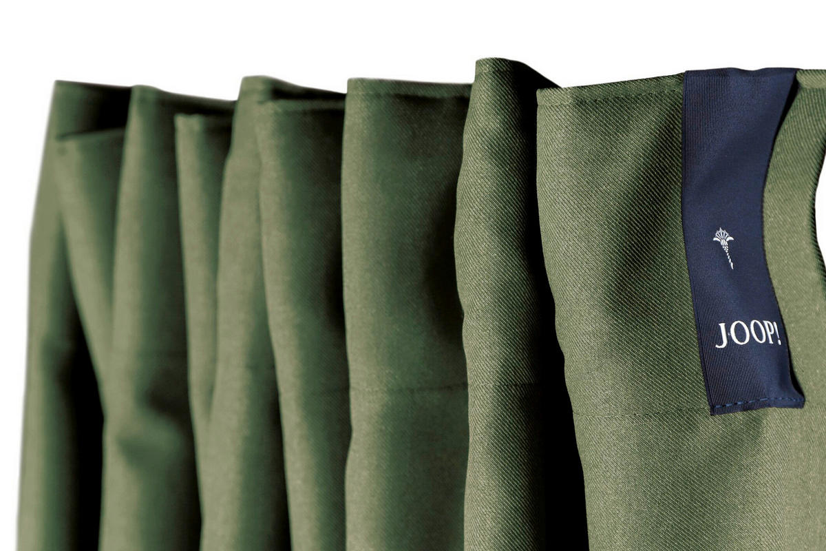 FERTIGVORHANG  blickdicht   130/250 cm  - Olivgrün/Grün, Basics, Textil (130/250cm) - Joop!