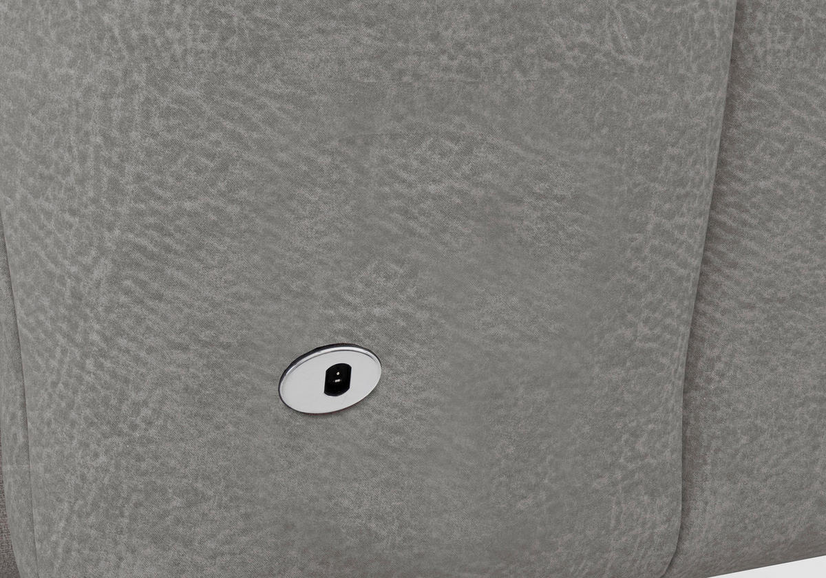 RELAXSESSEL in Textil Grau  - Schwarz/Grau, Basics, Kunststoff/Textil (76/112/84cm) - Sit & More