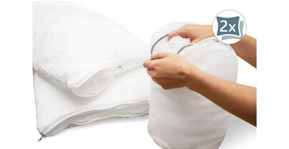 KOPFPOLSTER 40/80 cm Hanf Vegan - Naturfarben, Natur, Naturmaterialien/Textil (40/80cm) - Sleeptex