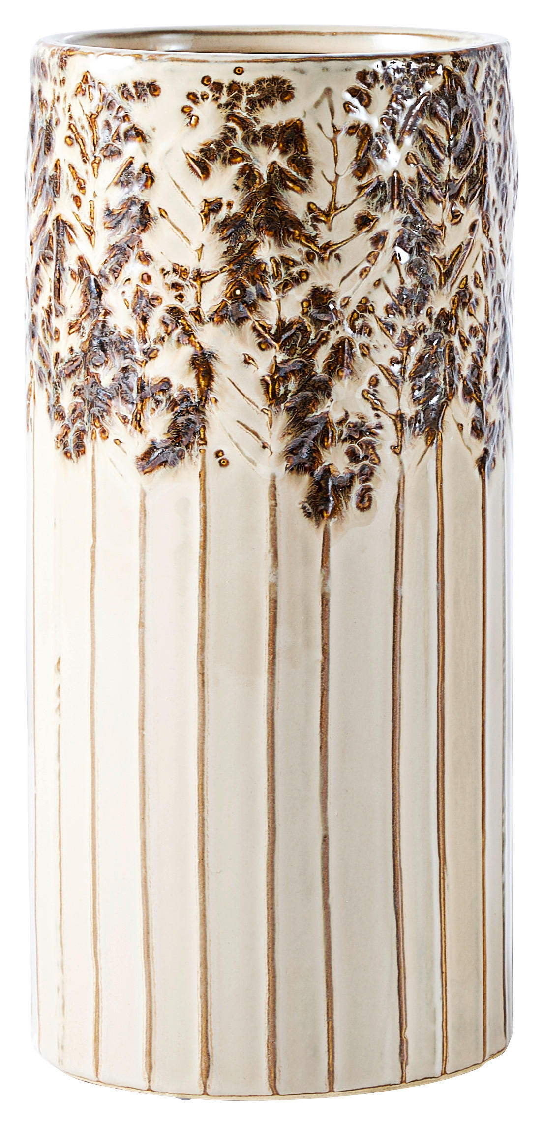 VASE  - Creme, Basics, Keramik (11,5/28cm)