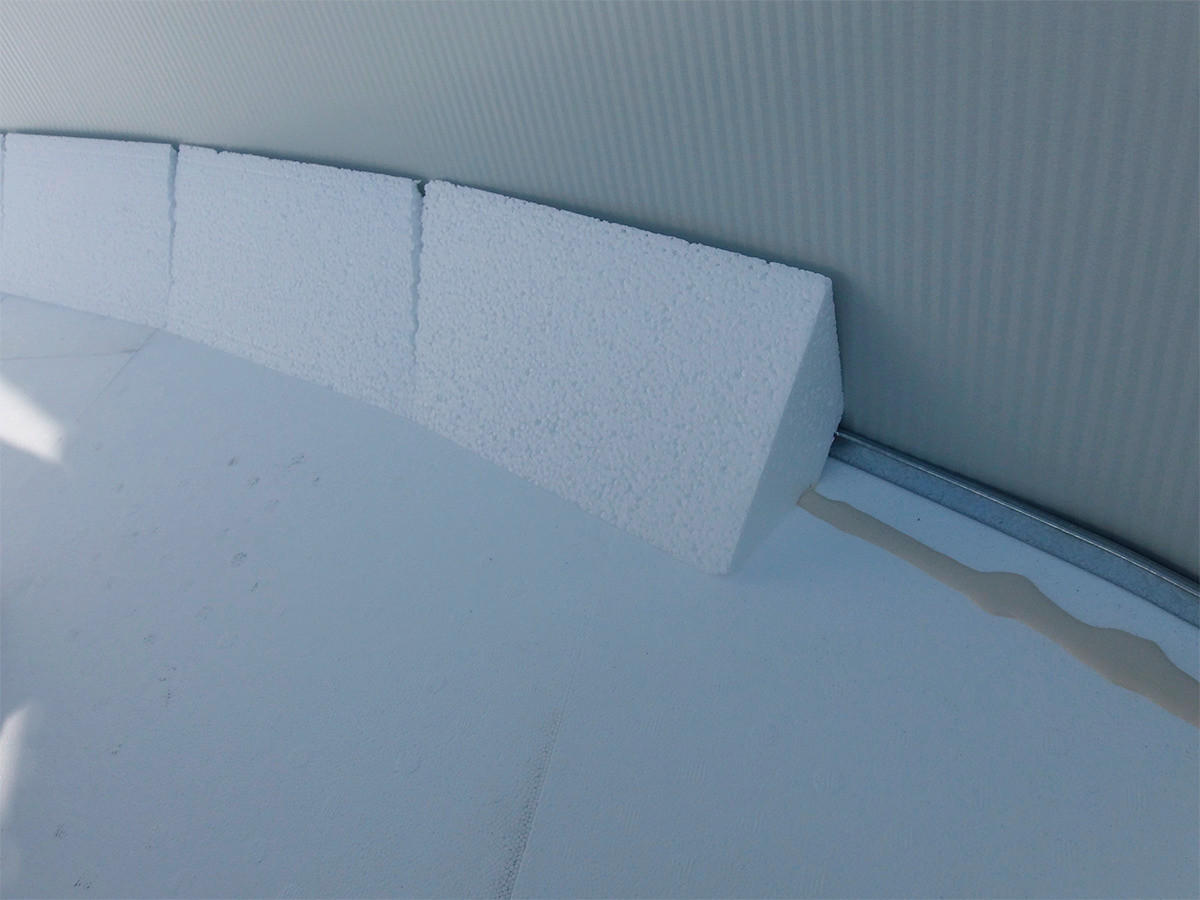 BODENISOLATIONS-SET 550 cm  - Weiß, MODERN, Kunststoff (550cm)