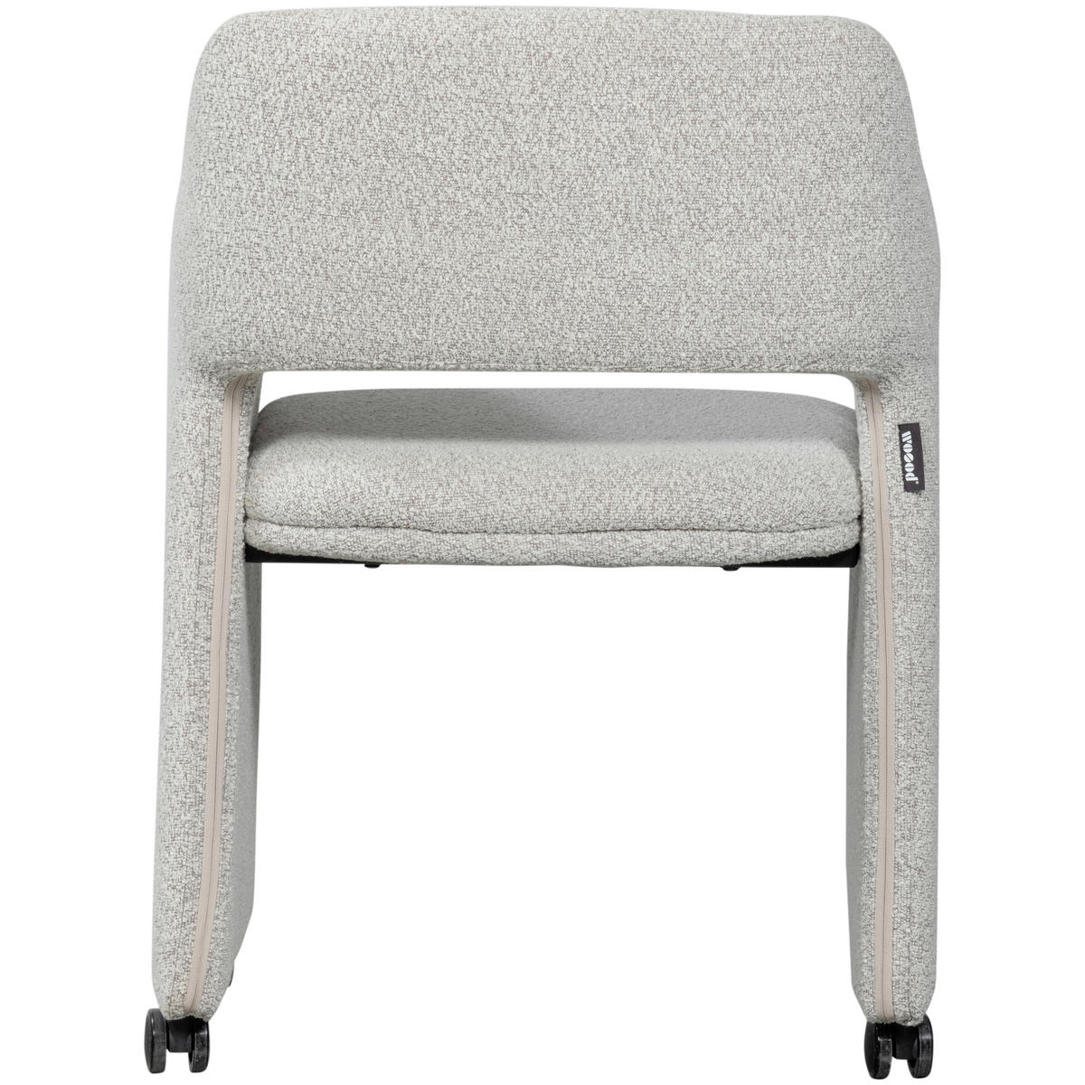 ARMLEHNSTUHL   Bouclé  - Greige, MODERN, Kunststoff/Textil (59/79/58cm) - Livetastic