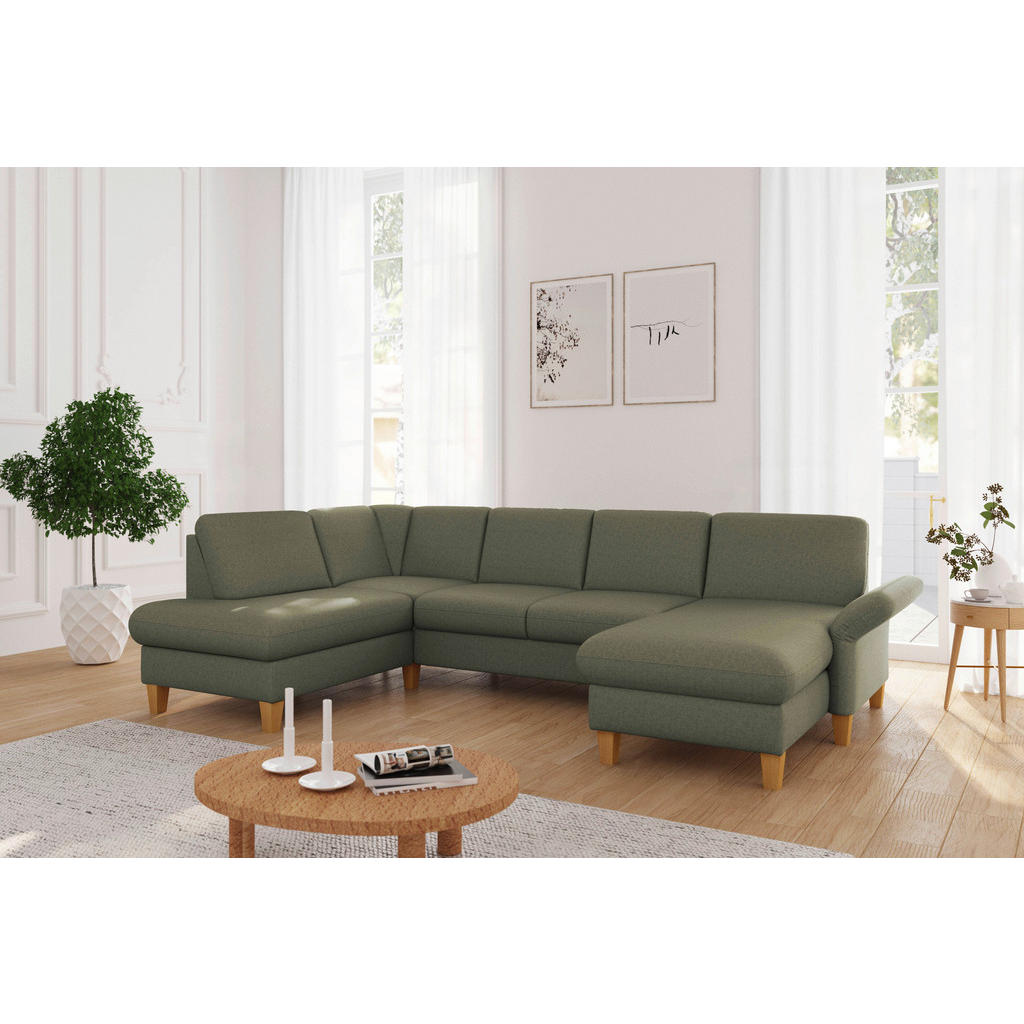 Sit & More SEDACIA SÚPRAVA, textil, olivovozelená