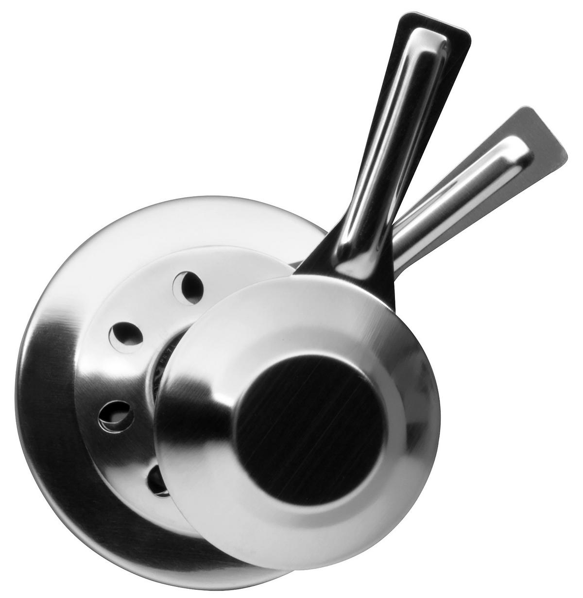 FONDUESET  - Schwarz/Kupferfarben, Trend, Metall (25/19,5/23cm) - Mäser