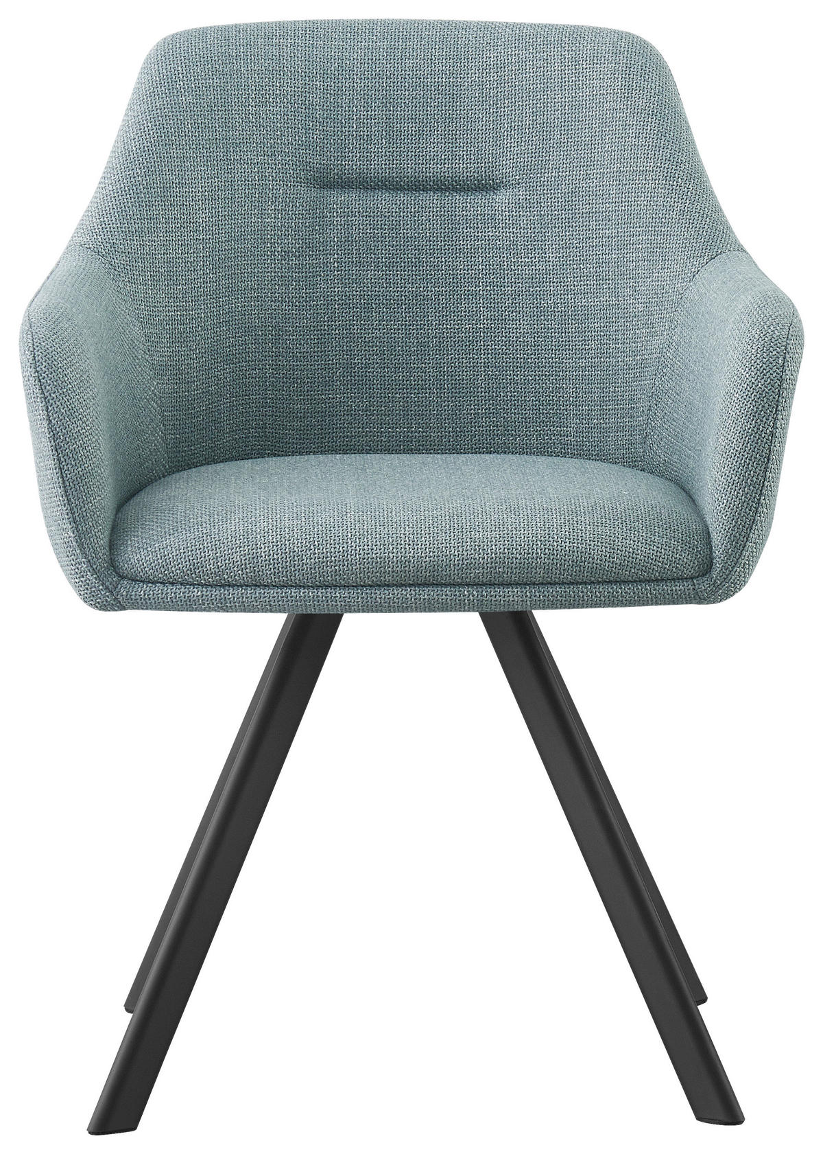 ŽIDLE S PODRUČKAMI, železo, tkaná látka, černá, jadeitově zelená - černá/jadeitově zelená, Design, kov/textil (58,5/78,5/60cm) - Hom`in