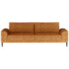 SCHLAFSOFA in Cord Currygelb  - Currygelb/Schwarz, Design, Textil/Metall (250/89/105cm) - Welnova