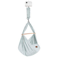 FEDERWIEGE  Hellgrau  - Hellgrau, Basics, Textil (137/30/165cm) - SCHMUSEWOLKE