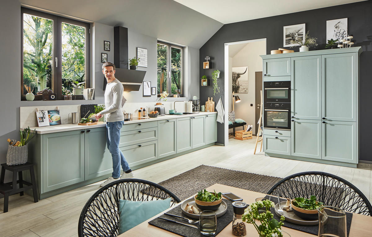 EINBAUKÜCHE BRISTOL SELECTION  - LIFESTYLE, Holzwerkstoff - Moderano