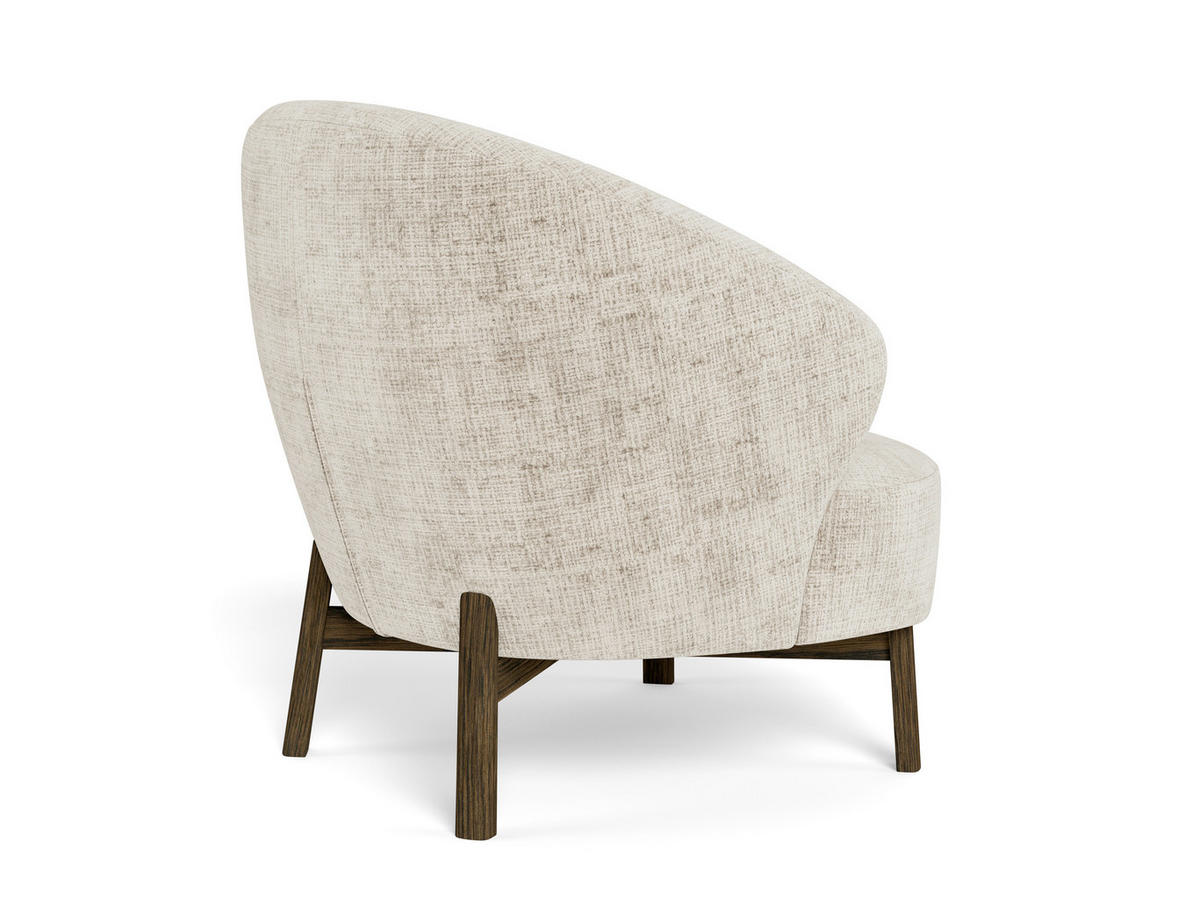 SESSEL in Chenille Braun, Beige  - Beige/Braun, MODERN, Holz/Textil (75,5/78/78cm) - Livetastic