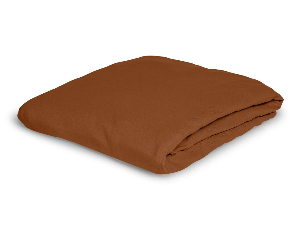 BETTTUCH Jersey  - Braun, KONVENTIONELL, Textil