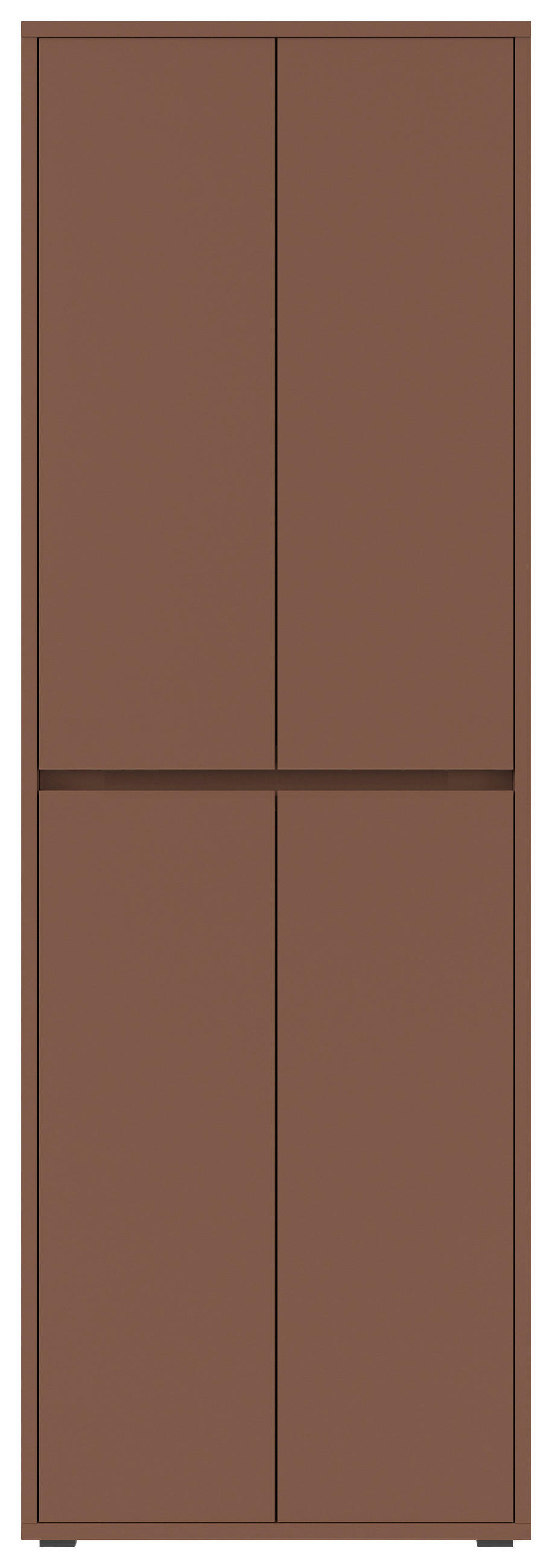 SCHUHSCHRANK Terracotta  - Terracotta, Design, Holzwerkstoff/Kunststoff (70/210/34cm) - Xora