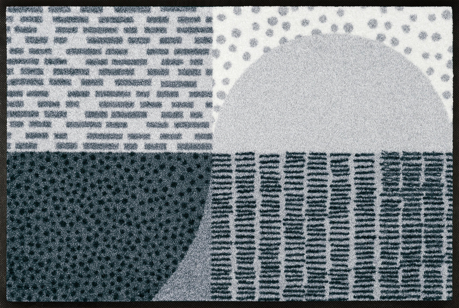 FUßMATTE  50/75 cm  Grau, Hellgrau  - Hellgrau/Grau, Basics, Kunststoff/Textil (50/75cm) - Esposa