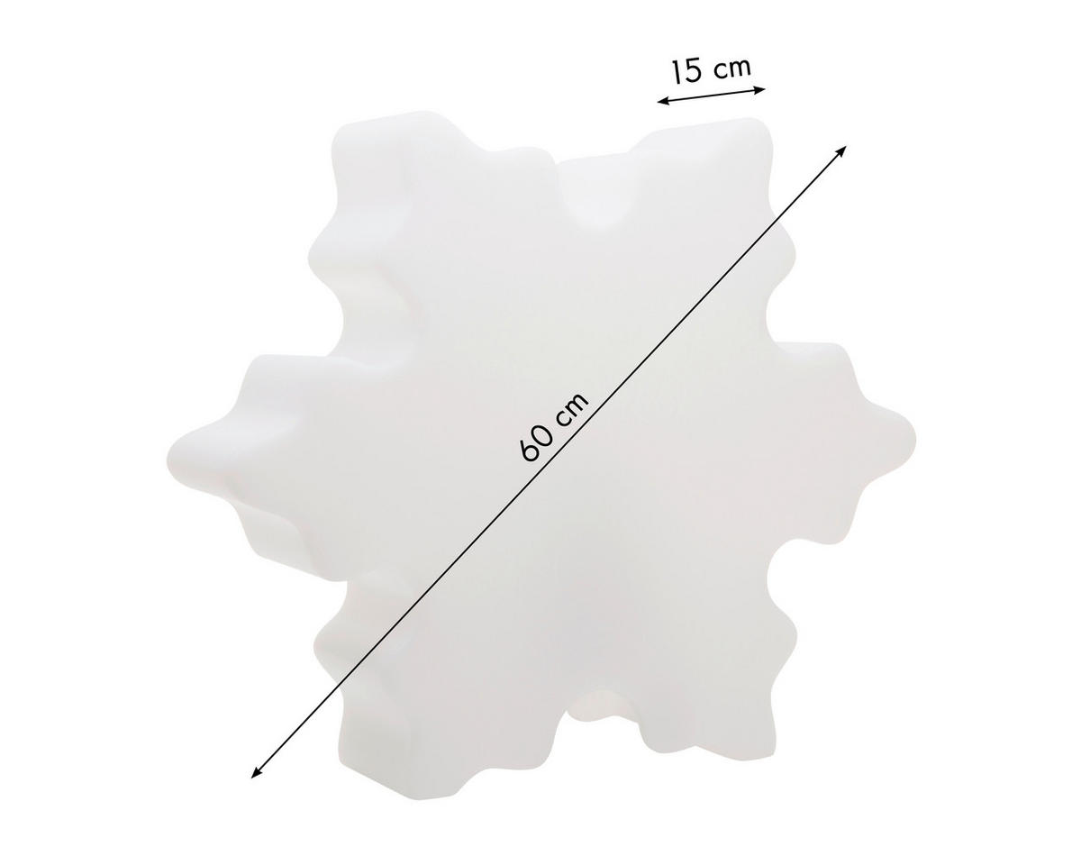 LED-DEKOLEUCHTE 59 cm  - Weiß, Basics, Kunststoff (59cm)