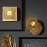 LED-WANDLEUCHTE - Goldfarben, Design, Kunststoff/Metall (18/18/6,5cm) LED-WANDLEUCHTE - Goldfarben, Design, Kunststoff/Metall (18/18/6,5cm)