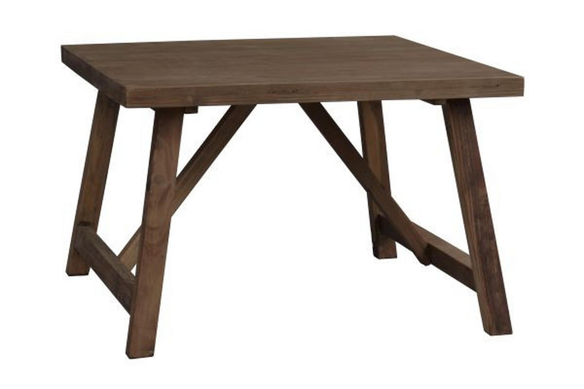 SOFFBORD i trä 80/80/53 cm  - brun/grå, Trend, trä (80/80/53cm) - Rowico