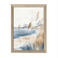DRUCKGRAFIK Landschaft & Natur, Strand & Meer  - Eichefarben/Multicolor, Basics, Holz/Papier (75/56/3cm)