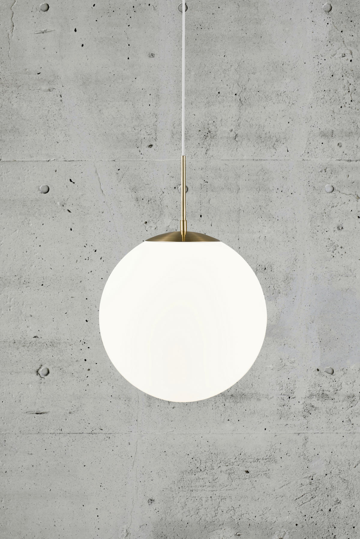 PENDELLEUCHTE 35/50 cm   - Weiß, Design, Glas (35/50cm) - Nordlux
