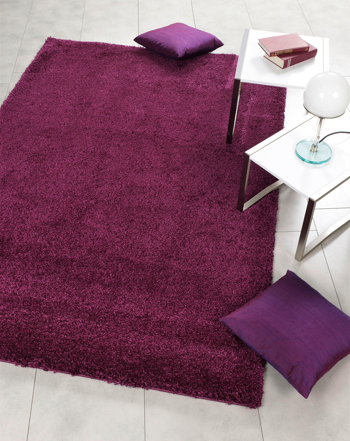HOCHFLORTEPPICH 160/230 cm Fashion Shaggy Flieder  - Flieder, Basics, Textil (160/230cm) - Novel
