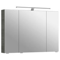 SPIEGELSCHRANK 98/70,3/17 cm  - Chromfarben/Graphitfarben, KONVENTIONELL, Glas/Holzwerkstoff (98/70,3/17cm) - Pelipal