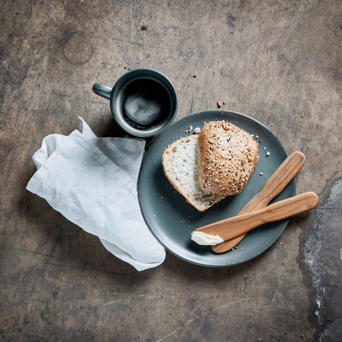 KAFFEEBECHERSET RAW 6-teilig  - Grün, Basics, Keramik (350ml) - Aida