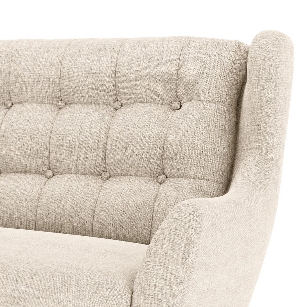ECKSOFA in Webstoff Silberfarben  - Eichefarben/Silberfarben, Konventionell, Holz/Textil (250/107/173cm) - Trendmanufaktur
