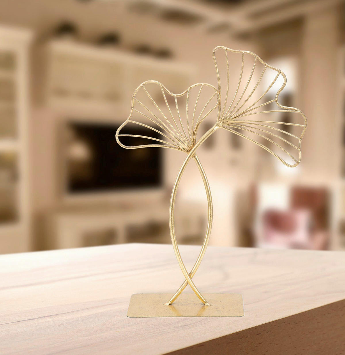 SKULPTUR - Goldfarben, Basics, Metall (25/35/8.5cm)