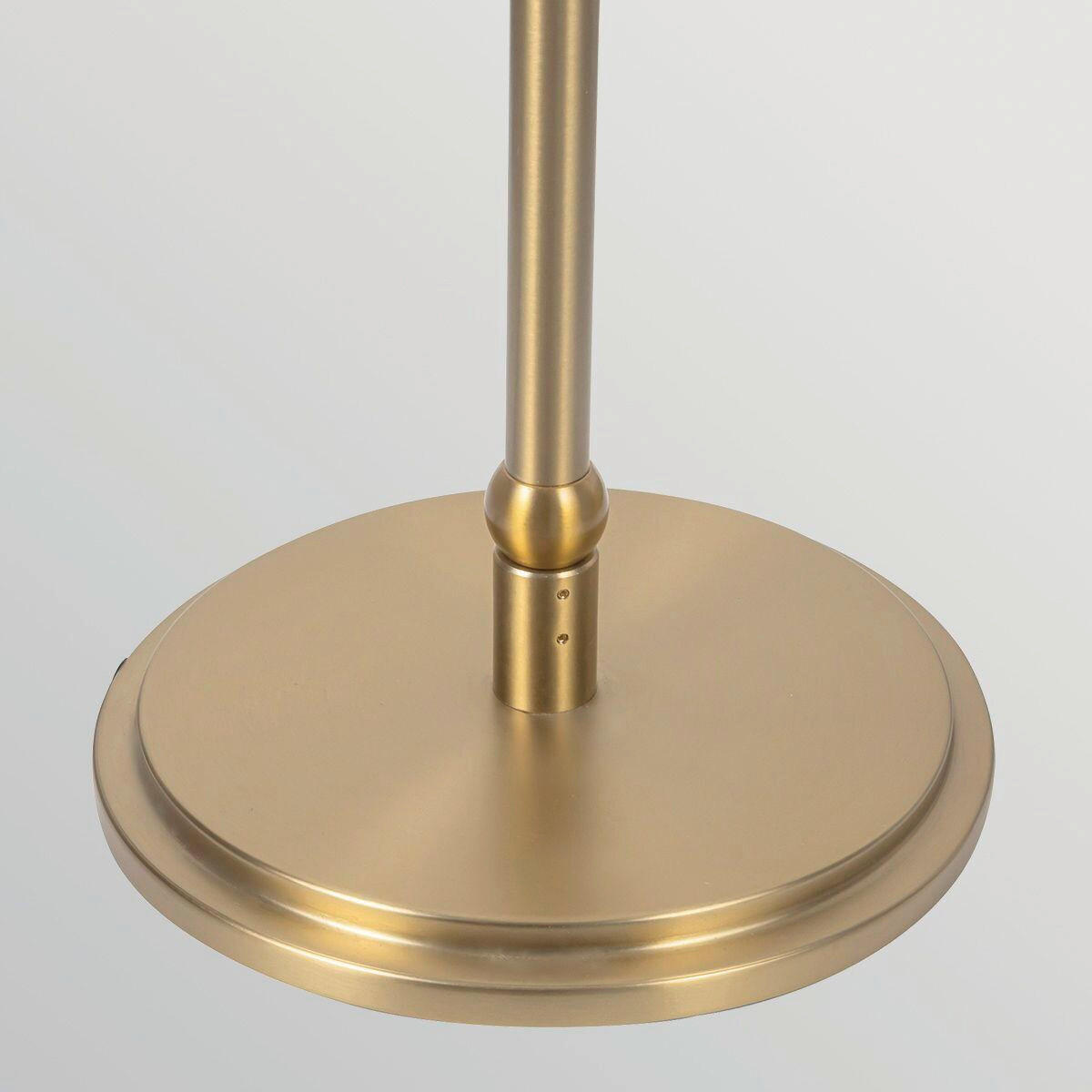 STEHLEUCHTE Alora Mood 45,7/172,7 cm  - Goldfarben/Creme, Design, Textil/Metall (45,7/172,7cm) - Elstead Lighting