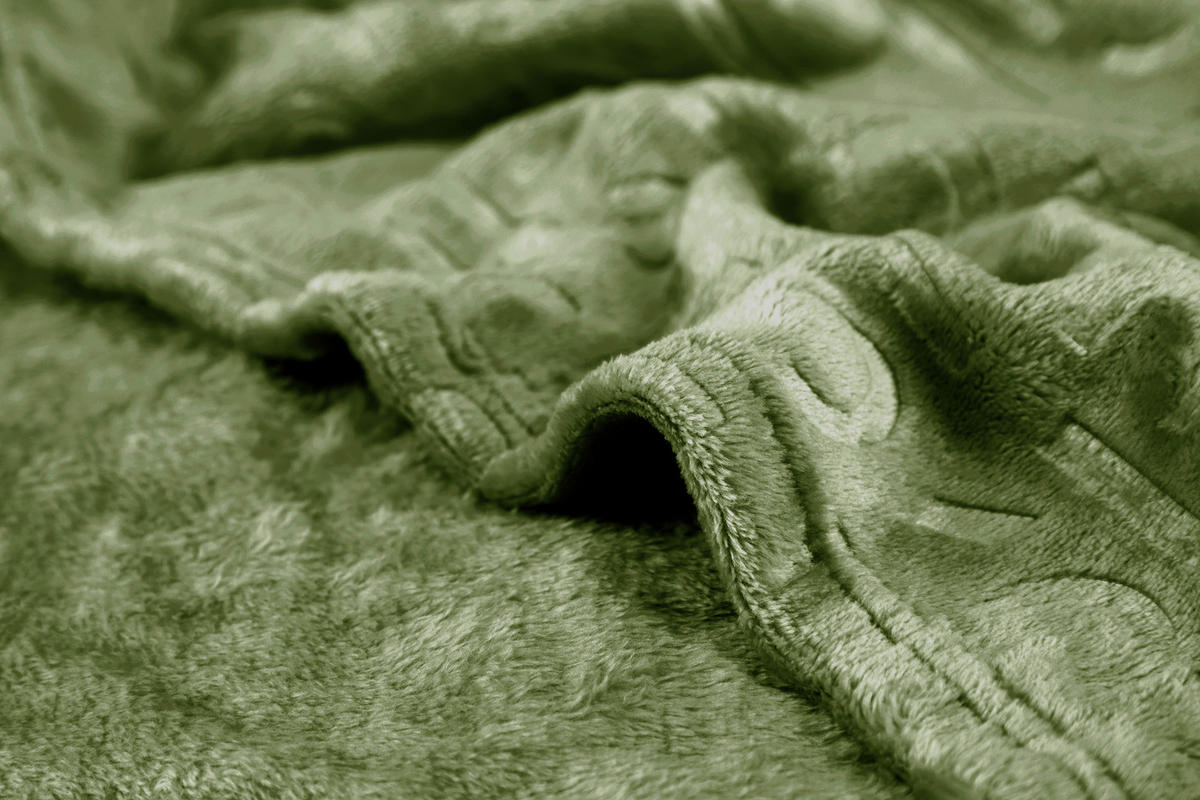 PLAID E-Scatter forestgreen 140/190 cm  - Waldgrün/Grün, Design, Textil (140/190cm) - Esprit