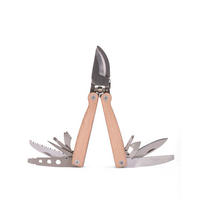 KUCHYŇSKÝ NŮŽ - béžová, Basics, kov/dřevo (11/2,5/21cm) - Kikkerland