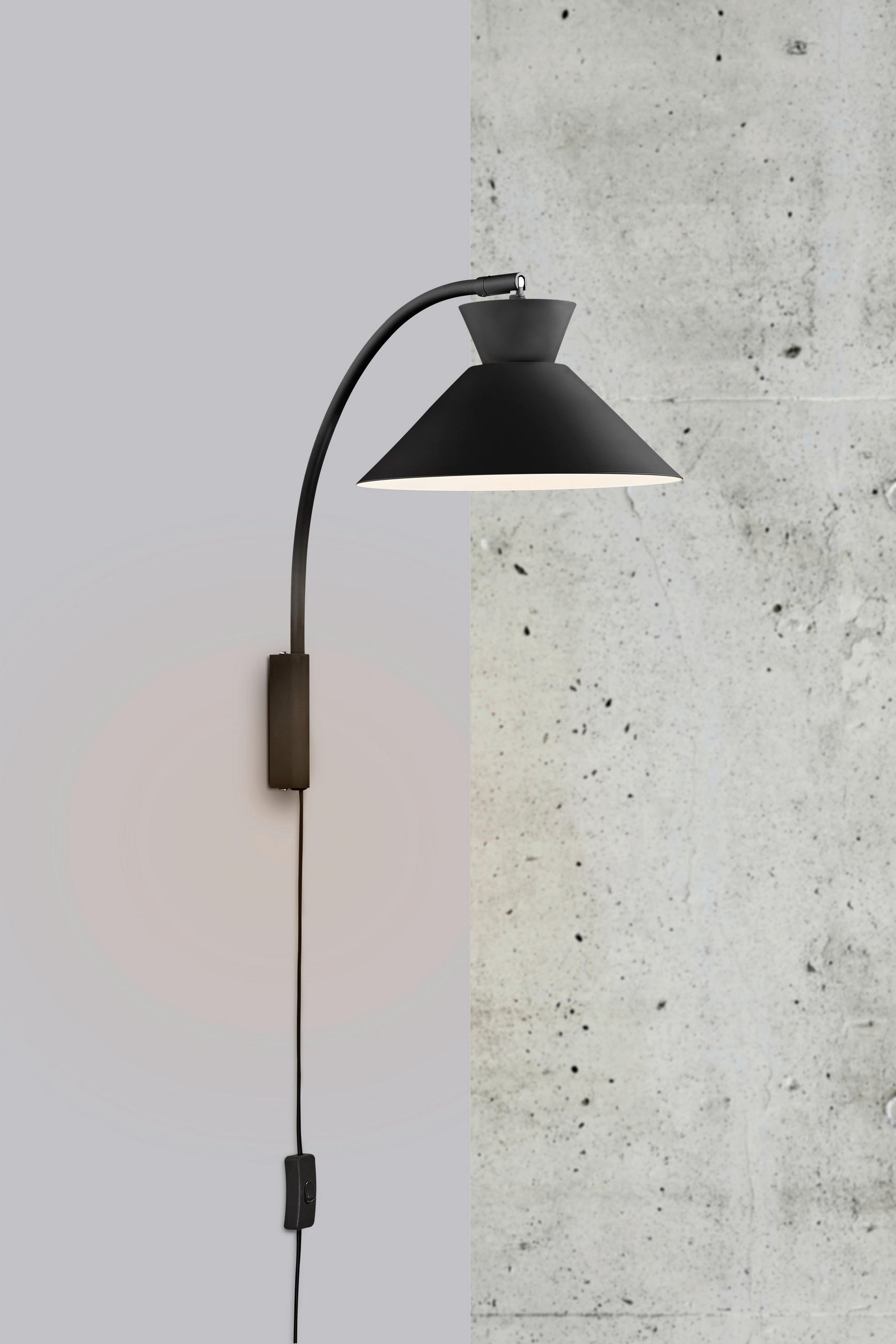WANDLEUCHTE 25/40,2 cm   - Schwarz, KONVENTIONELL, Metall (25/40,2cm) - Nordlux
