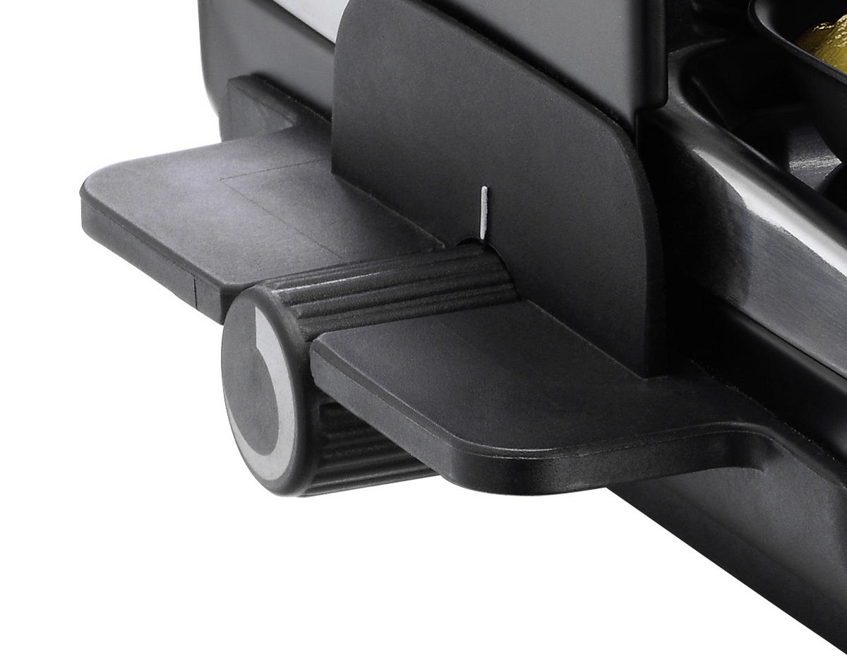 RACLETTE-GRILL  - Schwarz/Grau, Design, Kunststoff/Stein (45,5/27/15,5cm) - Trisa Electronics