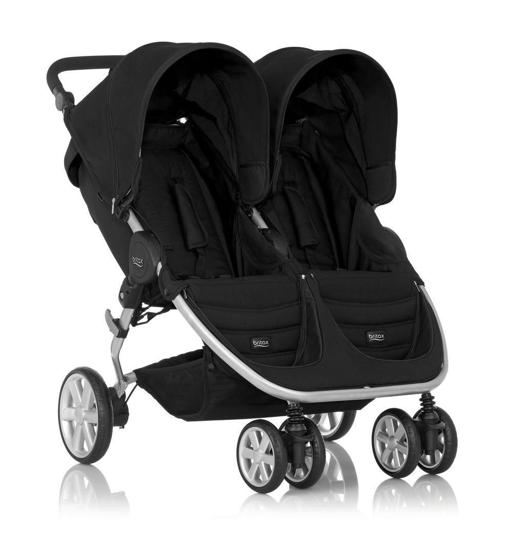BARNVAGN B-Agile Double  - silver/svart, Basics, metall/textil (78/104cm) - Britax Römer
