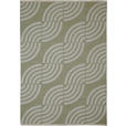 FLACHWEBETEPPICH 160/230 cm Waves Grün  - Grün, Trend, Textil (160/230cm) - Novel