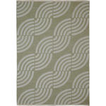 FLACHWEBETEPPICH 160/230 cm Waves Grün  - Grün, Trend, Textil (160/230cm) - Novel