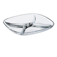 PLADANJ  25/25 cm           Fenice  - prozirno, Basics, staklo (25/25cm) - Bohemia