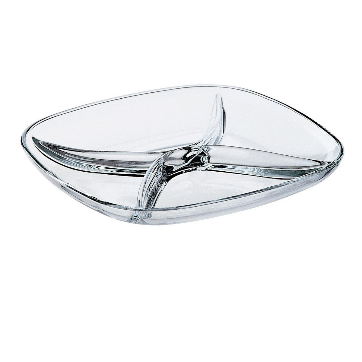 PLADANJ  25/25 cm           Fenice  - prozirno, Basics, staklo (25/25cm) - Bohemia