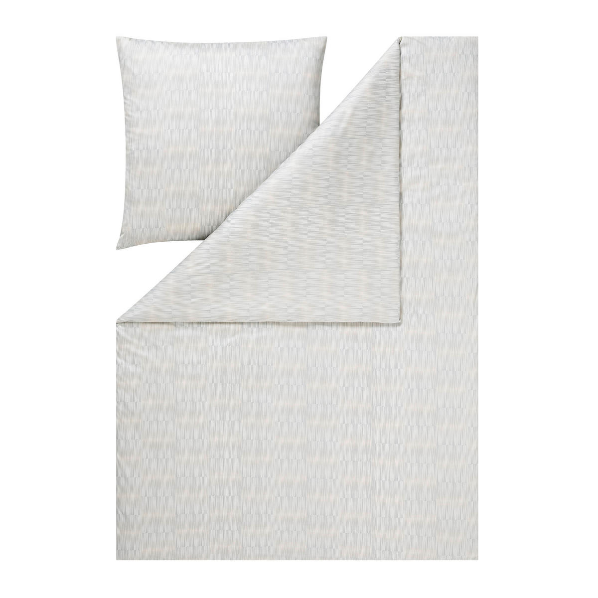 BETTWÄSCHESET Markus Interlock-Jersey 160/210 cm  65 cm/100 cm  - Beige, Basics, Textil (160/210cm) - Estella