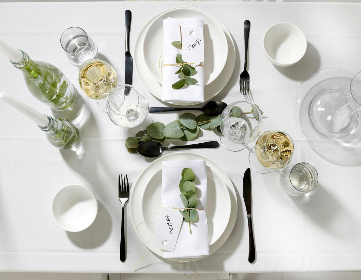 KOMBISERVICE Skagen 42-teilig  - Weiß, Design, Keramik - Ritzenhoff Breker